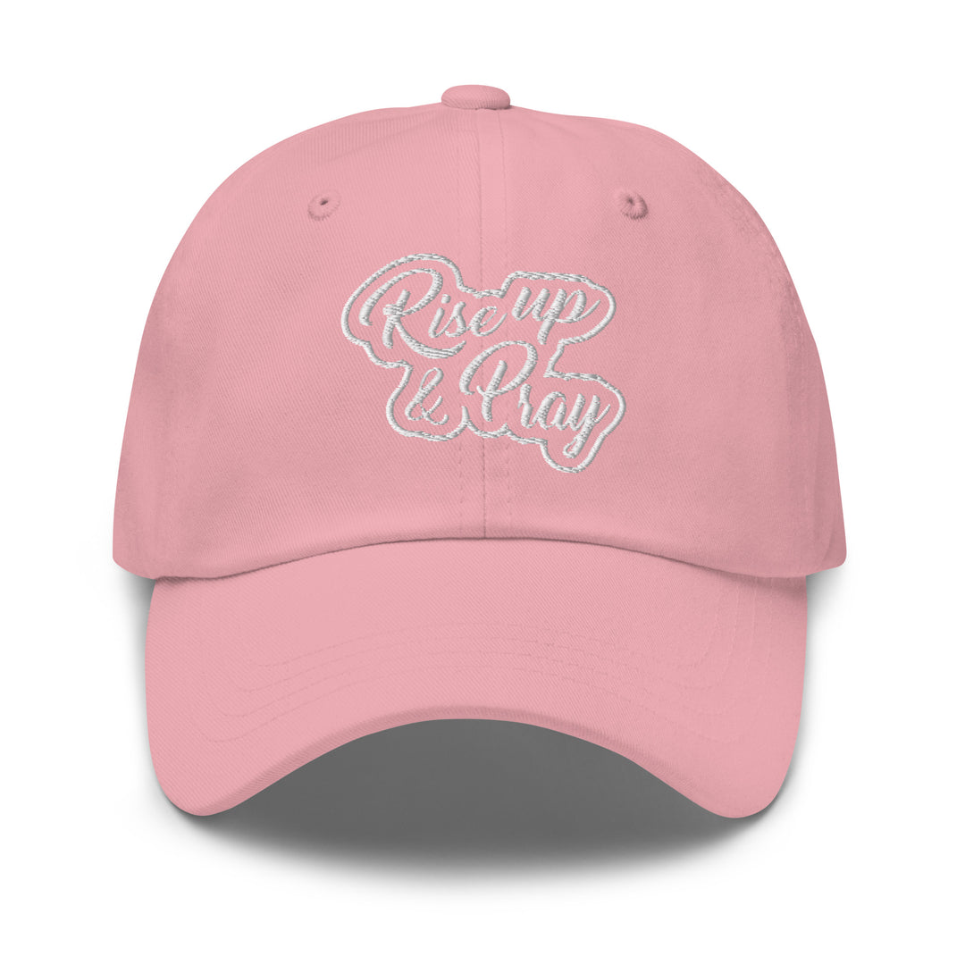 Christian Hat Rise Up & Pray Classic Dad Classic Dad Hat Pink