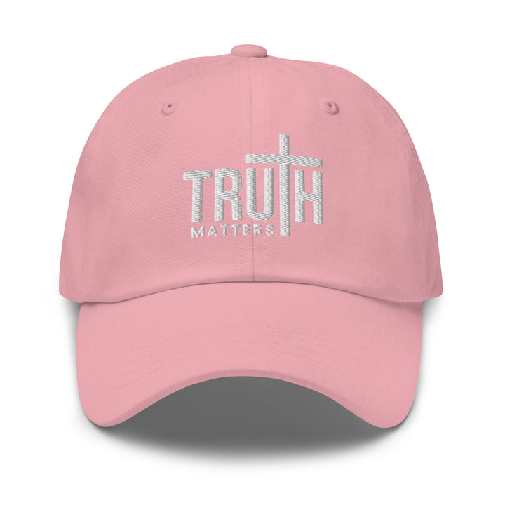 Christian Hat Truth Matters Classic Dad Classic Dad Hat Pink