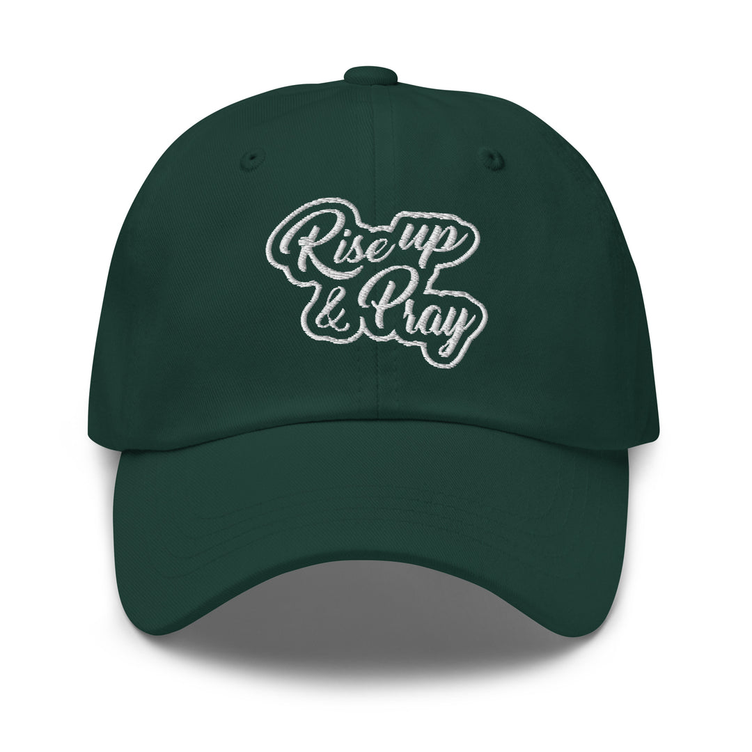 Christian Hat Rise Up & Pray Classic Dad Classic Dad Hat Spruce