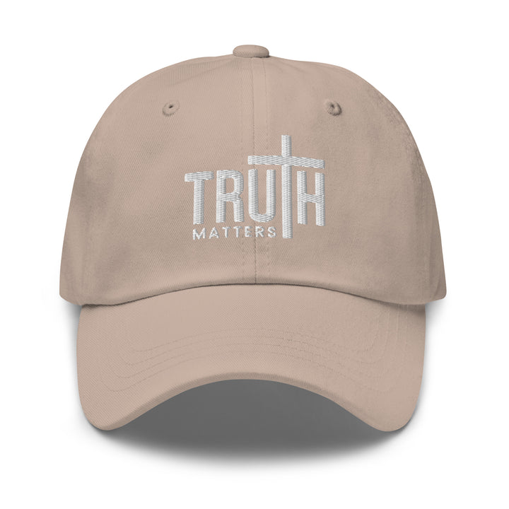 Christian Hat Truth Matters Classic Dad Classic Dad Hat Stone