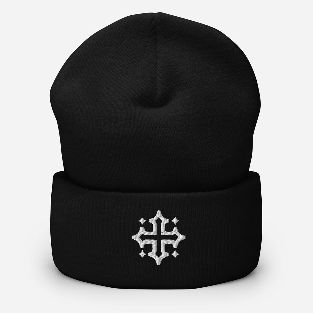 Christian Hat Acts 29 Cross Beanie Cuffed Beanie Black