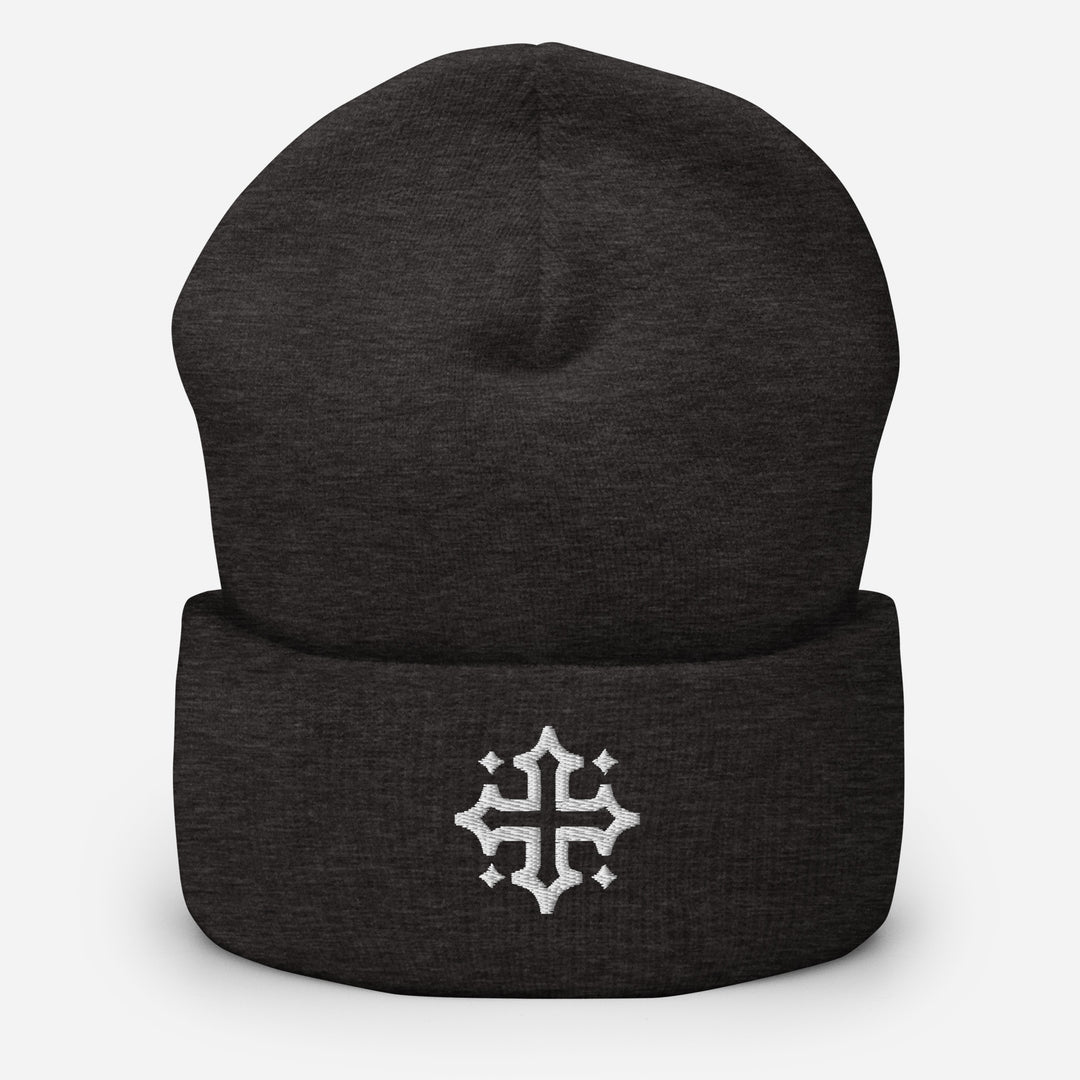 Christian Hat Acts 29 Cross Beanie Cuffed Beanie Dark Grey