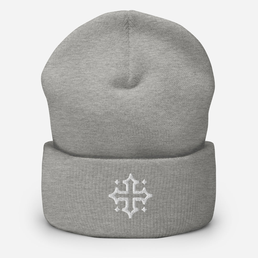 Christian Hat Acts 29 Cross Beanie Cuffed Beanie Heather Grey