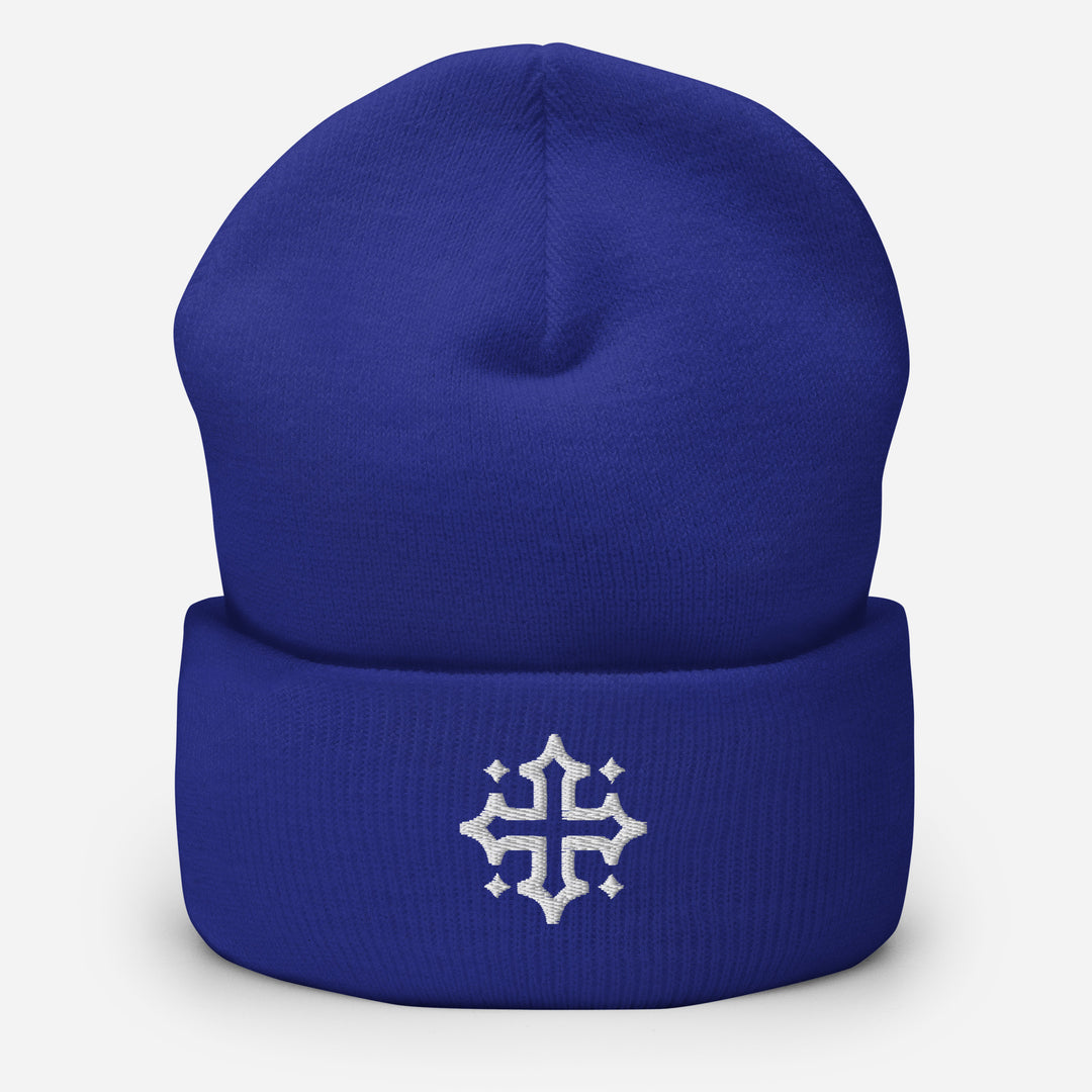 Christian Hat Acts 29 Cross Beanie Cuffed Beanie Royal