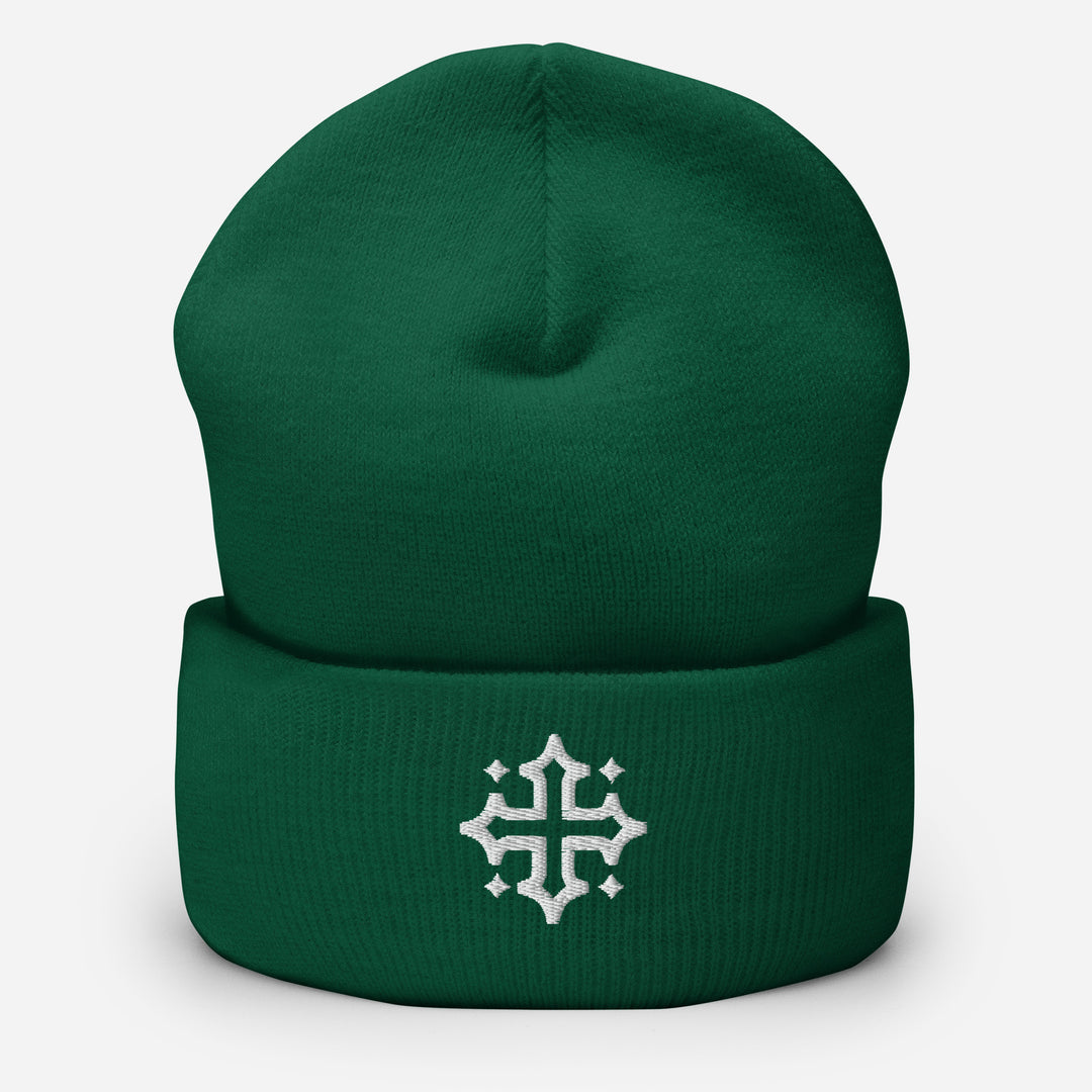 Christian Hat Acts 29 Cross Beanie Cuffed Beanie Spruce