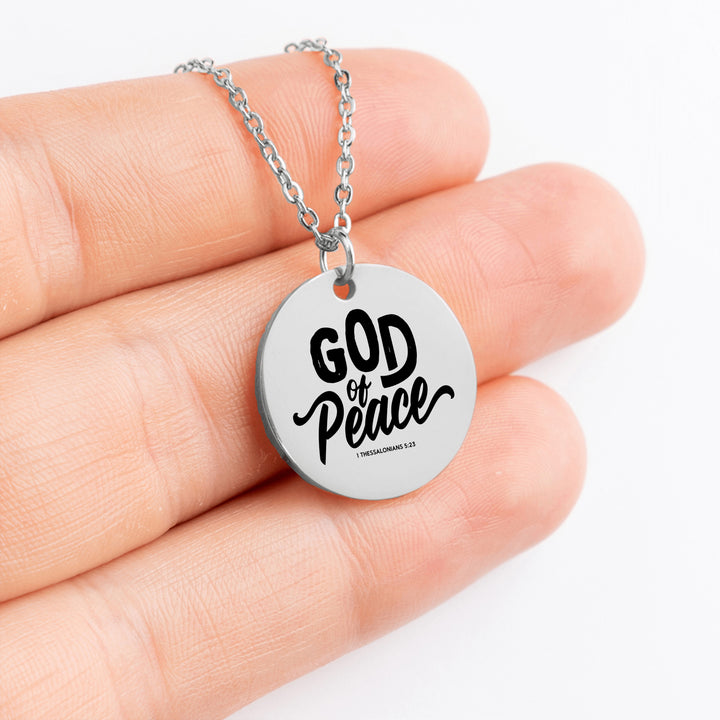 Christian Necklace God of Peace Pendant Pendant Necklaces