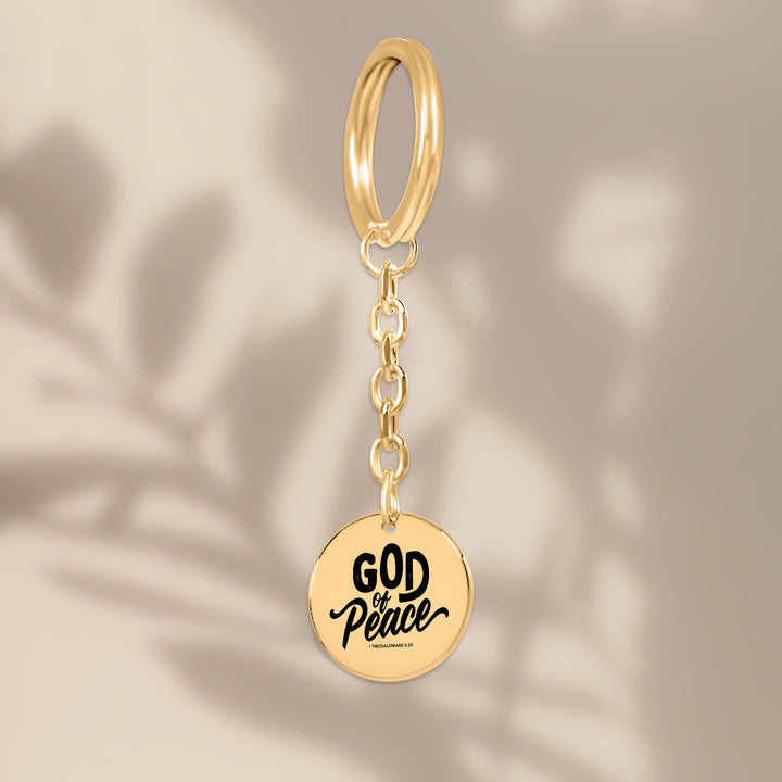 Christian Keychain God of Peace Pendant Pendant Keychains