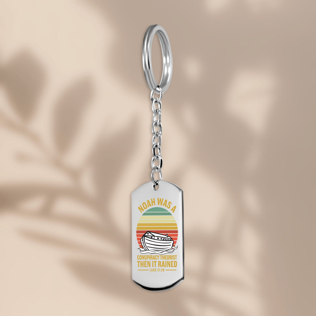 Christian Keychain Noah Conspiracy Tag Tag Keychains