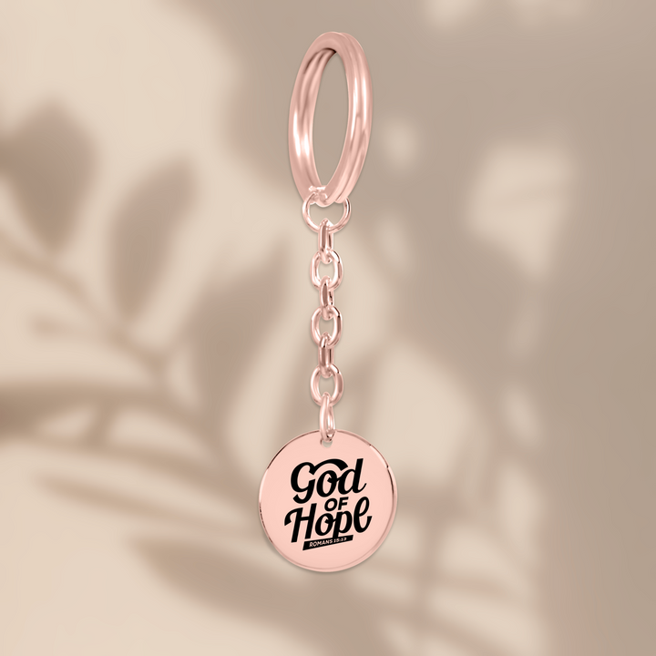 Christian Keychain God of Hope Pendant Pendant Keychains