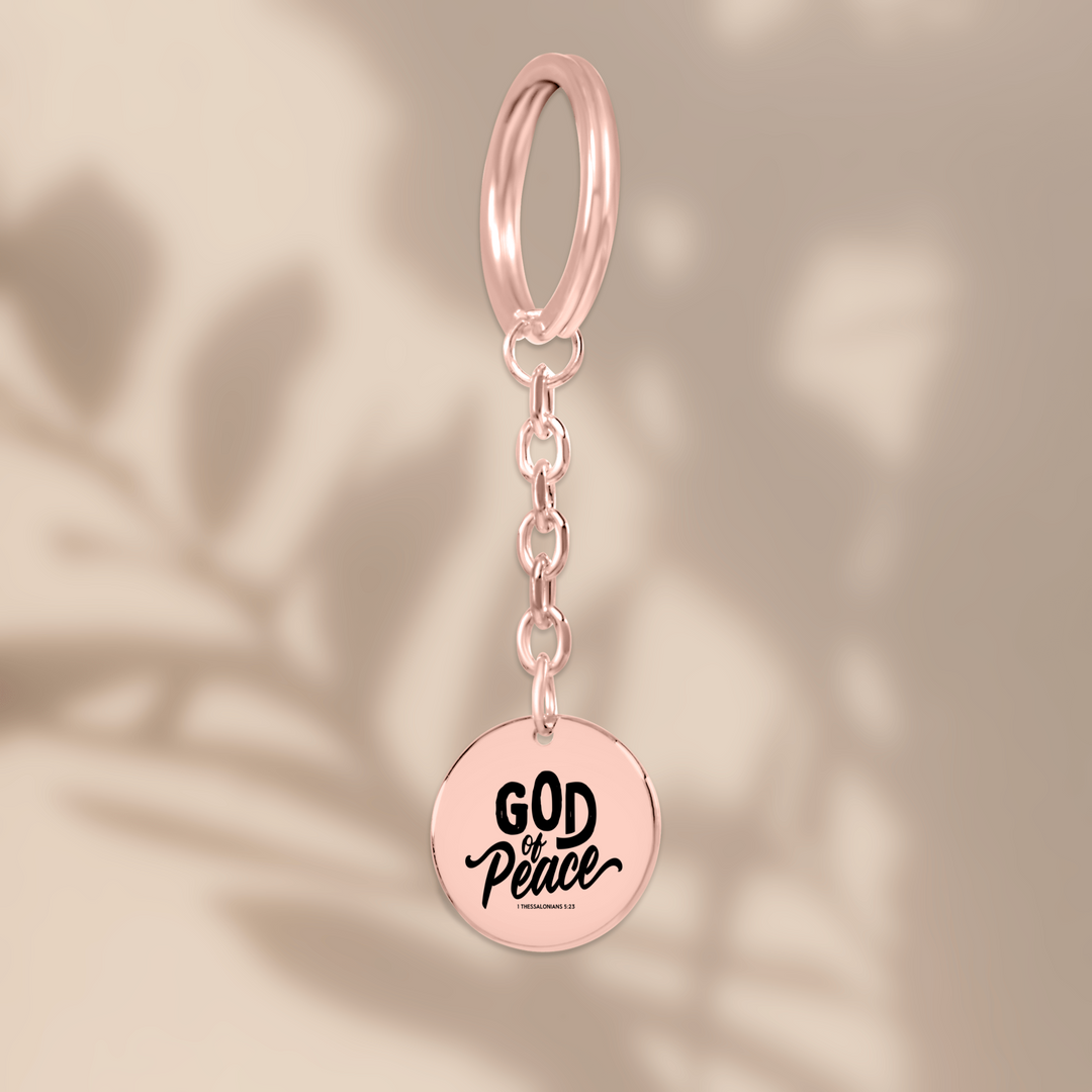 Christian Keychain God of Peace Pendant Pendant Keychains