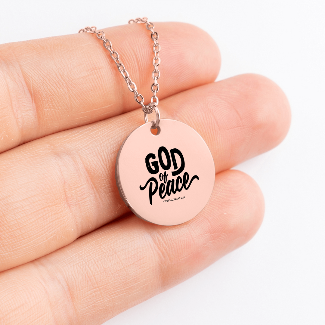 Christian Necklace God of Peace Pendant Pendant Necklaces