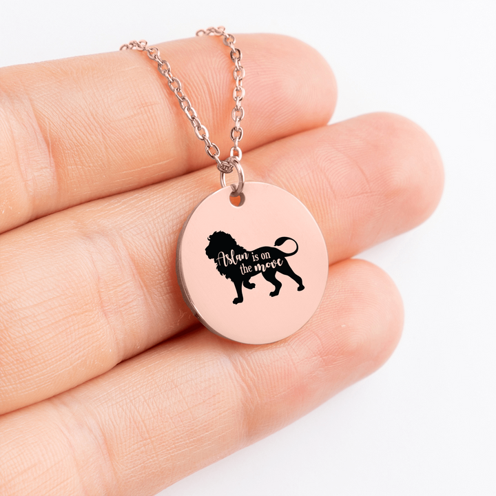 Christian Necklace Aslan Is On The Move Pendant Pendant Necklaces