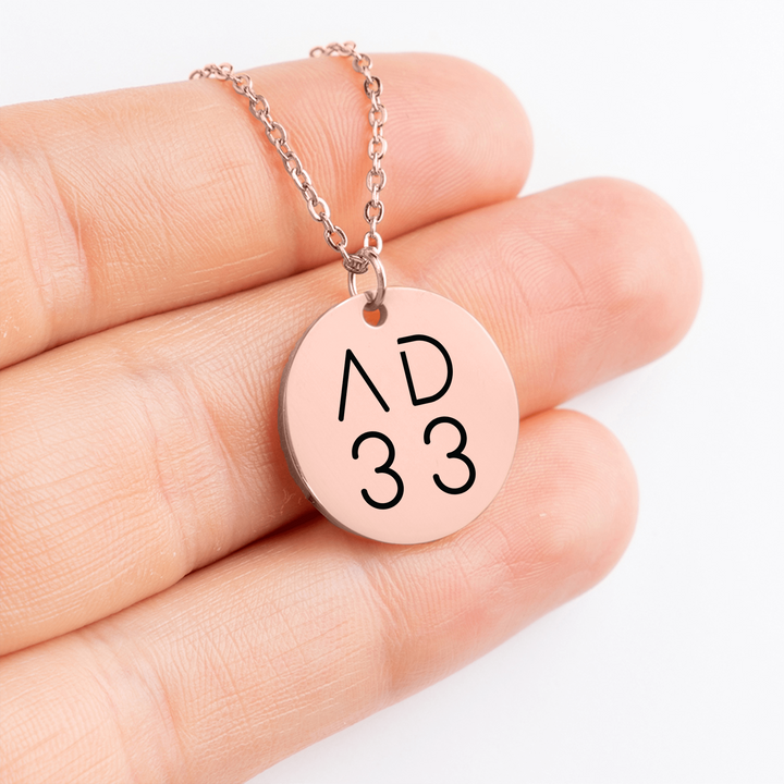 Christian Necklace AD 33 Pendant Pendant Necklaces