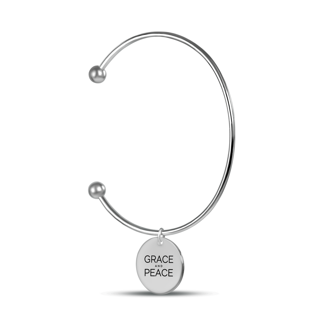 Christian Bracelet Grace and Peace Bangle Bangle Bracelets