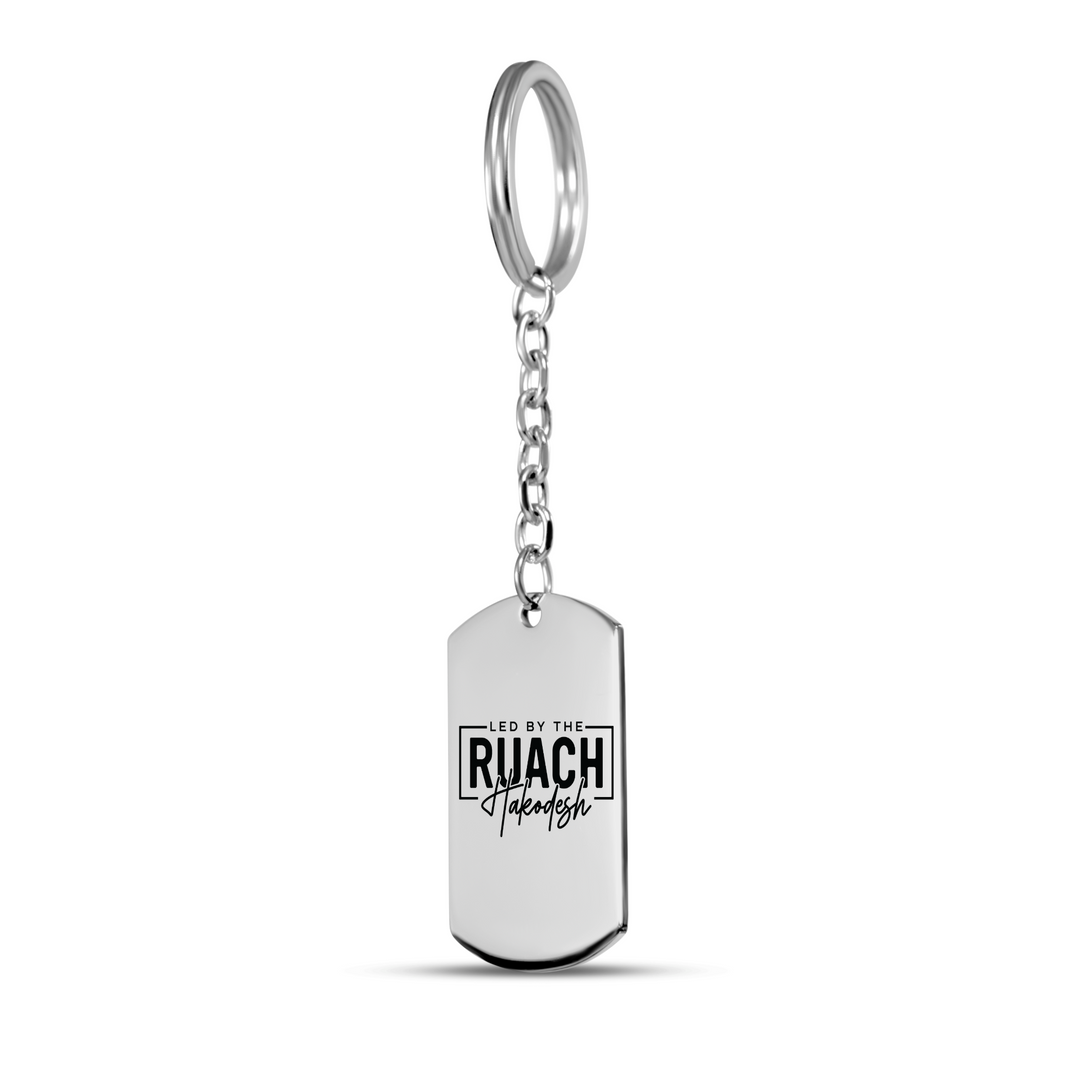 Christian Keychain Led By Ruach Hakodesh Tag Tag Keychains