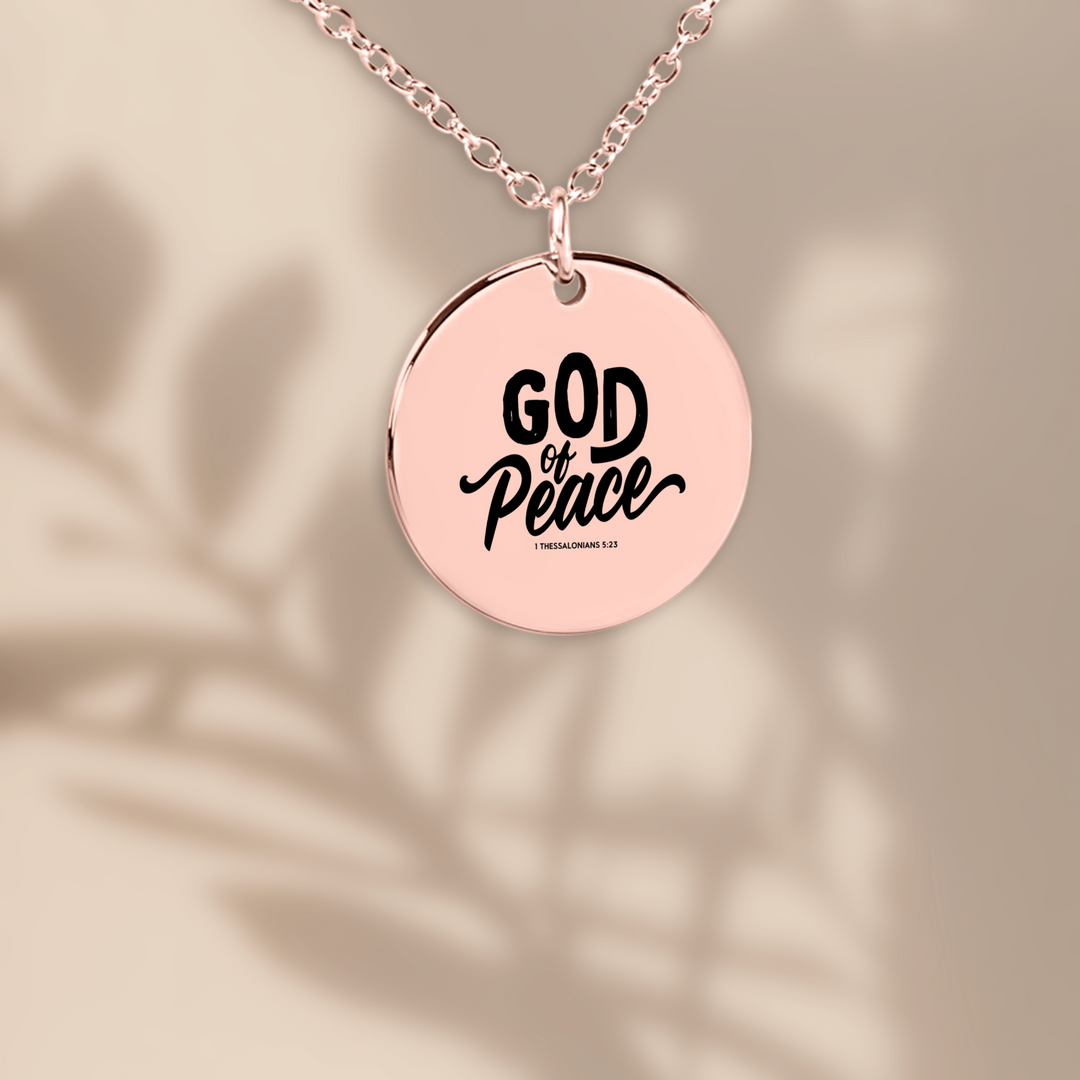 Christian Necklace God of Peace Pendant Pendant Necklaces