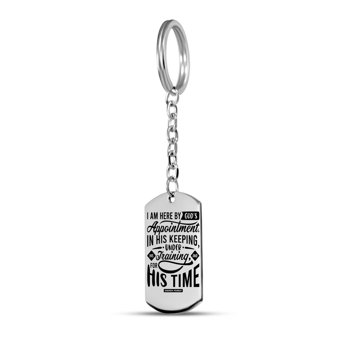 Christian Keychain His Time Tag Tag Keychains