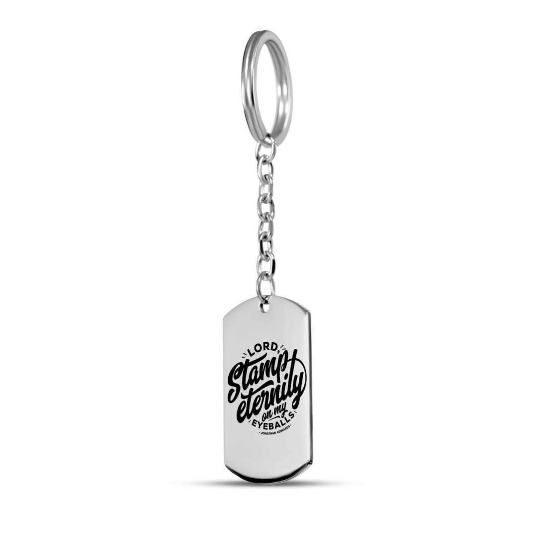 Christian Keychain Stamp Eternity Tag Tag Keychains