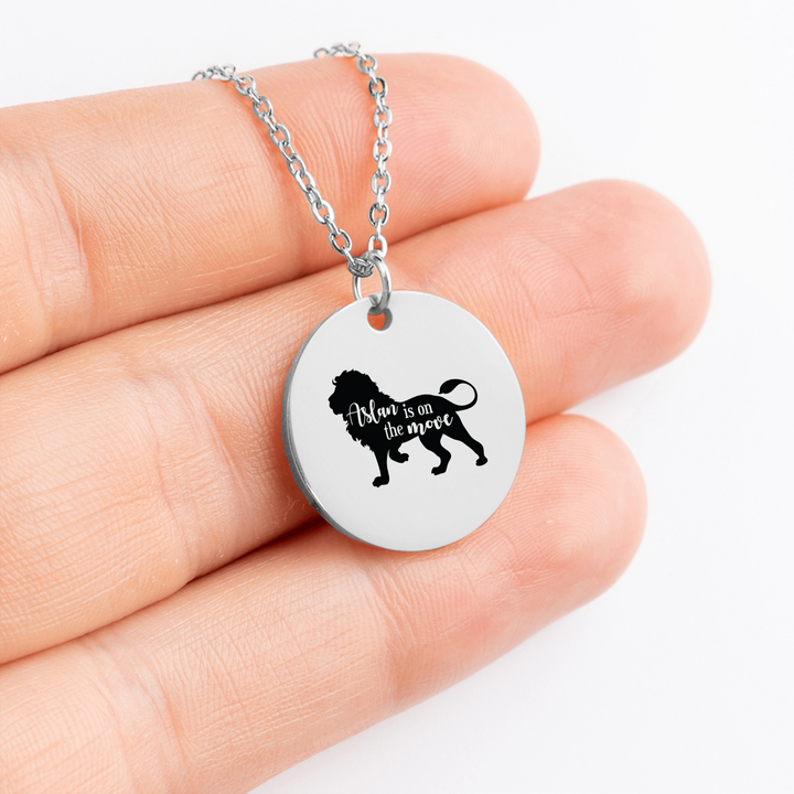 Christian Necklace Aslan Is On The Move Pendant Pendant Necklaces