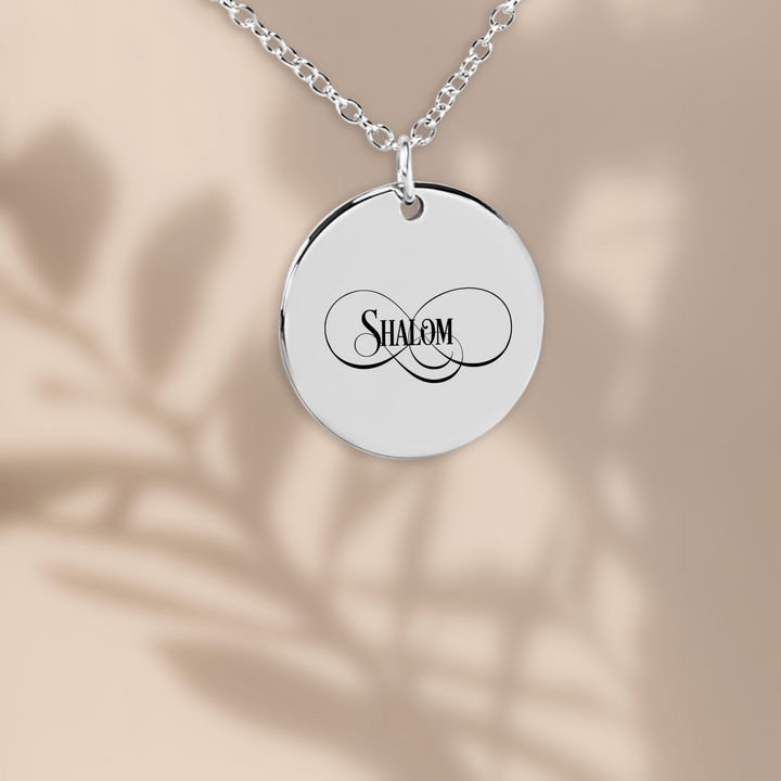 Christian Necklace Shalom Pendant Pendant Necklaces