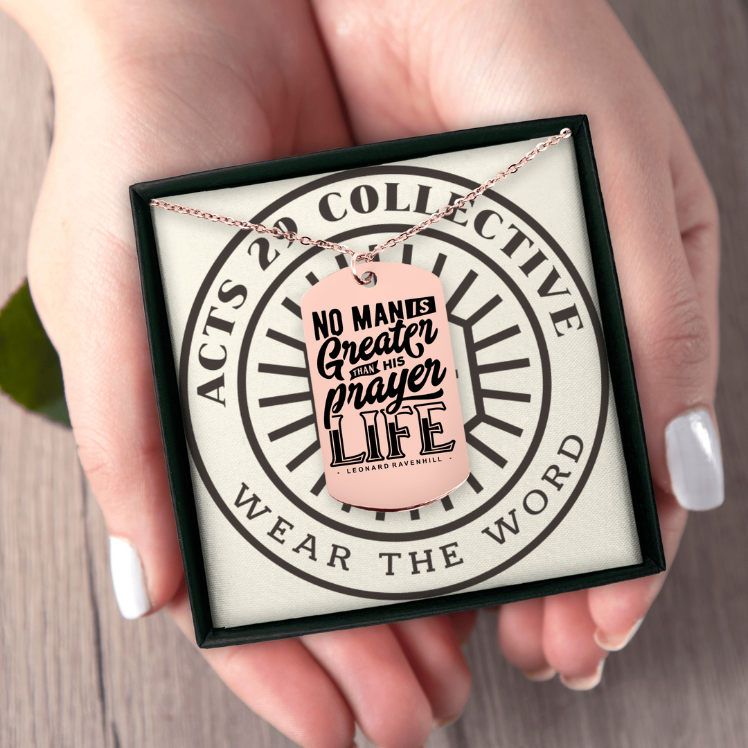 Christian Necklace Prayer Life Tag Tag Necklaces