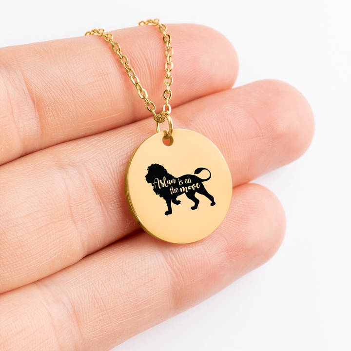 Christian Necklace Aslan Is On The Move Pendant Pendant Necklaces