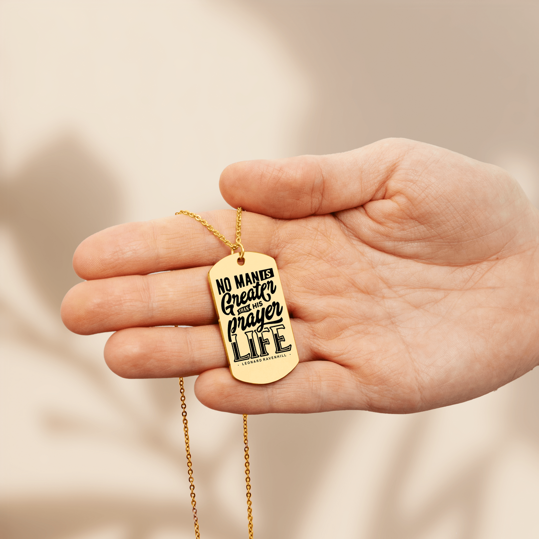 Christian Necklace Prayer Life Tag Tag Necklaces