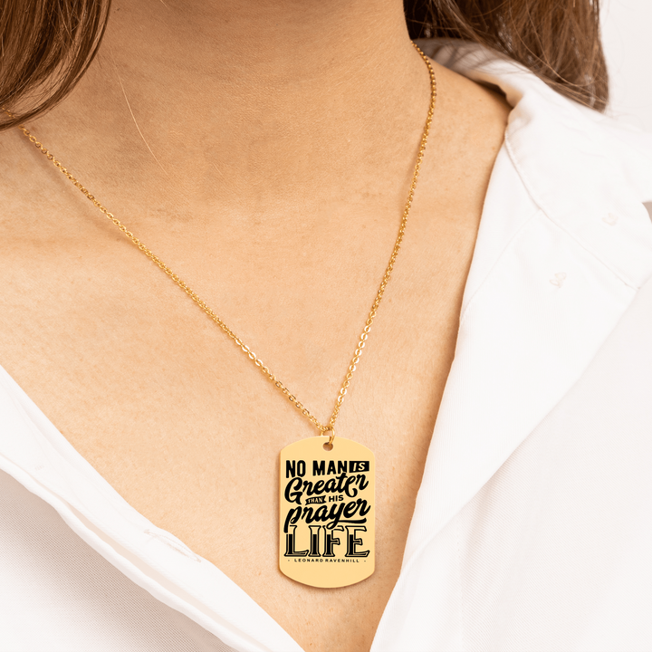 Christian Necklace Prayer Life Tag Tag Necklaces