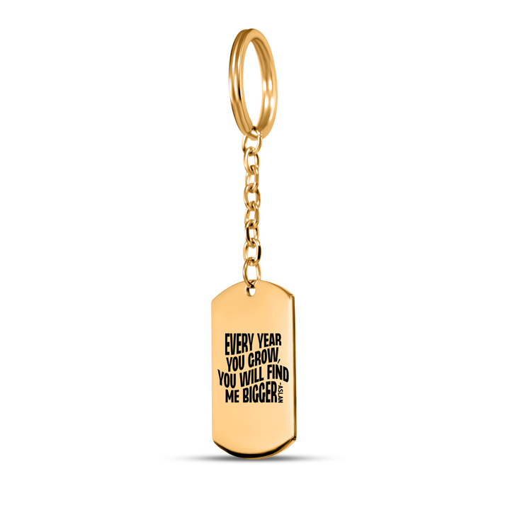 Christian Keychain Each Year You Grow Tag Tag Keychains