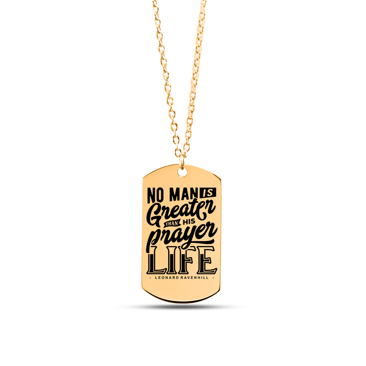 Christian Necklace Prayer Life Tag Tag Necklaces