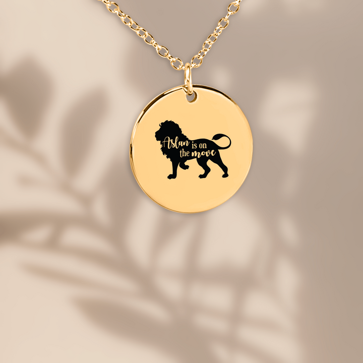 Christian Necklace Aslan Is On The Move Pendant Pendant Necklaces