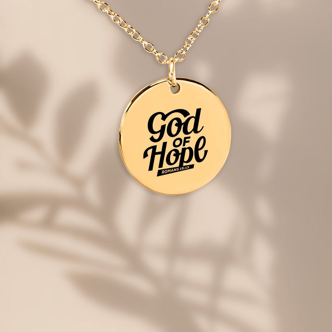 Christian Necklace God of Hope Pendant Pendant Necklaces