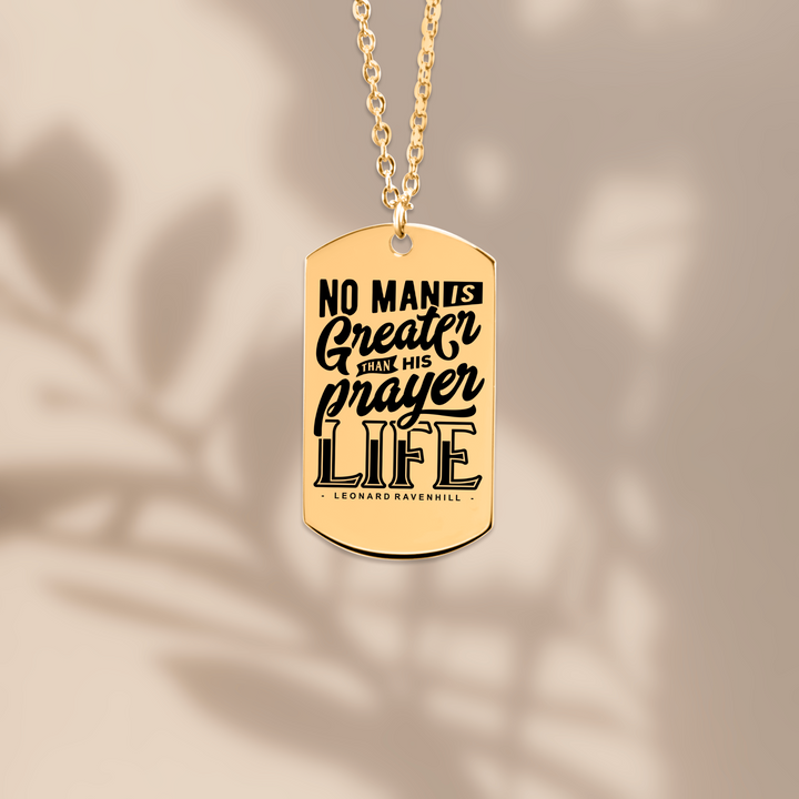 Christian Necklace Prayer Life Tag Tag Necklaces