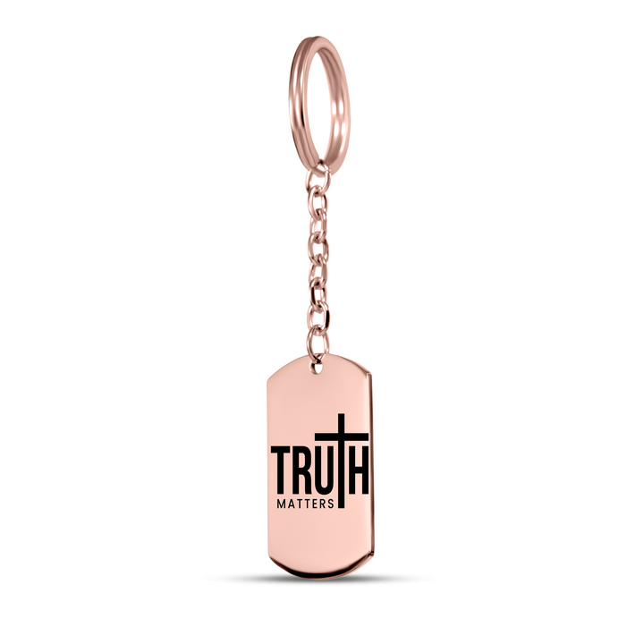 Christian Keychain Truth Matters Tag Tag Keychains