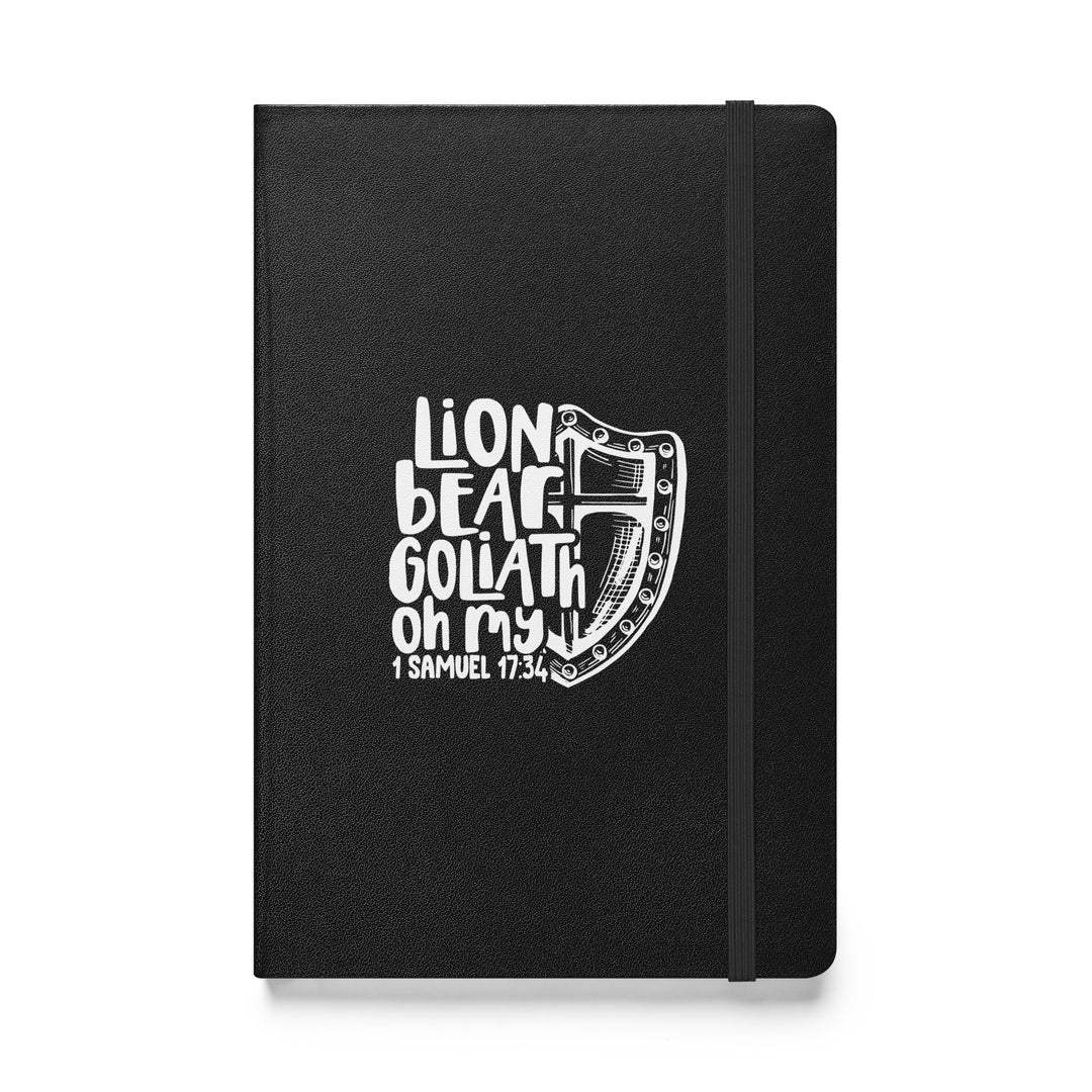 Sermon Notes Notebook Lion, Bear, Goliath Oh My Sermon Notebooks Black  