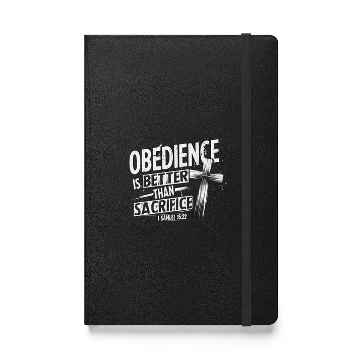 Sermon Notes Notebook Obedience is Better Cross Sermon Notebooks Black  