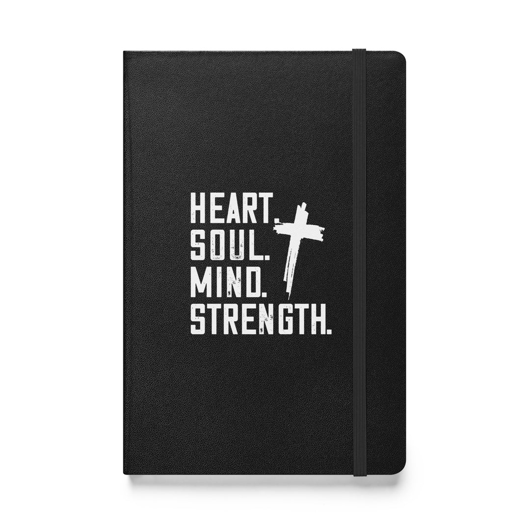 Sermon Notes Notebook Heart Soul Mind Strength Cross Sermon Notebooks Black  