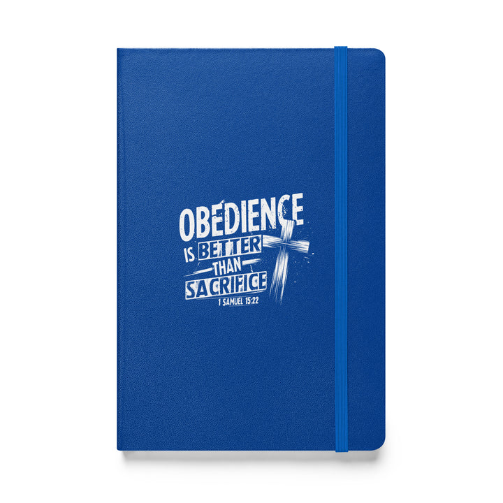 Sermon Notes Notebook Obedience is Better Cross Sermon Notebooks Blue  