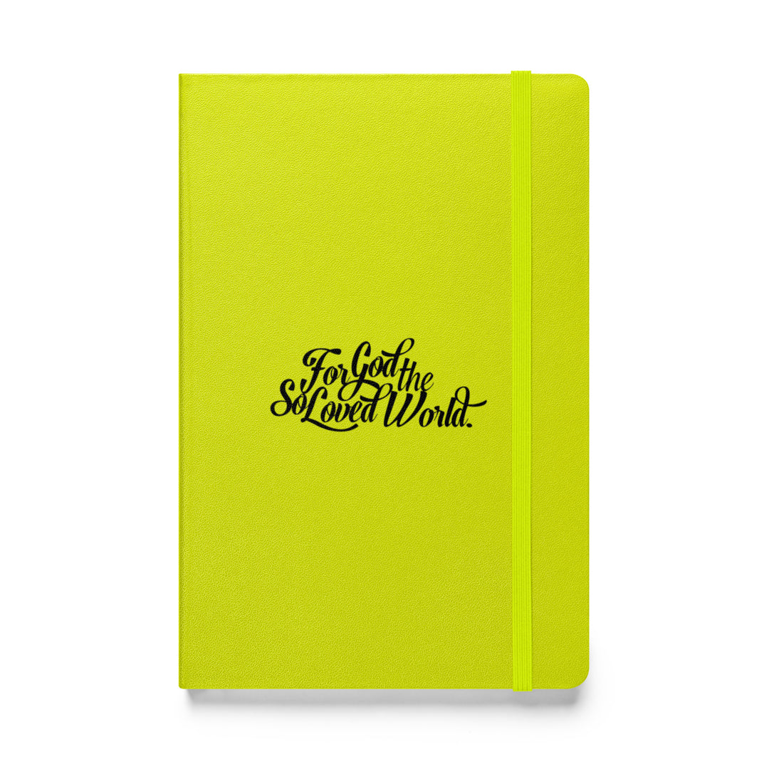 Sermon Notes Notebook God So Loved Hardcover Sermon Notebooks Lime  