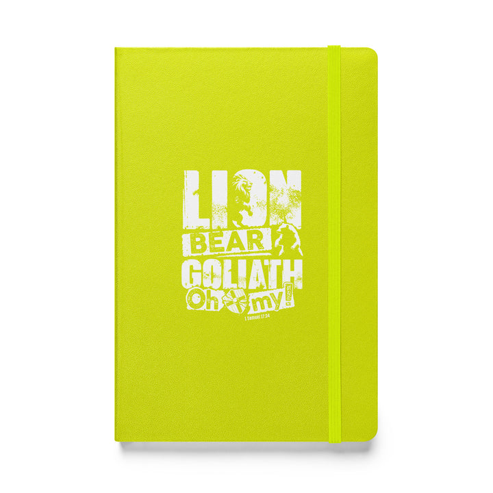 Sermon Notes Notebook Lion, Bear, Goliath Sermon Notebooks Lime  