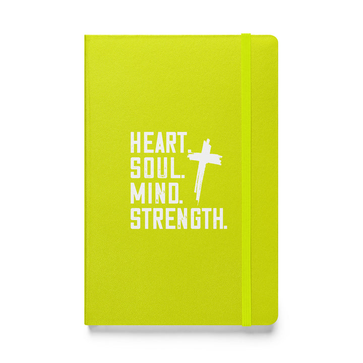 Sermon Notes Notebook Heart Soul Mind Strength Cross Sermon Notebooks Lime  