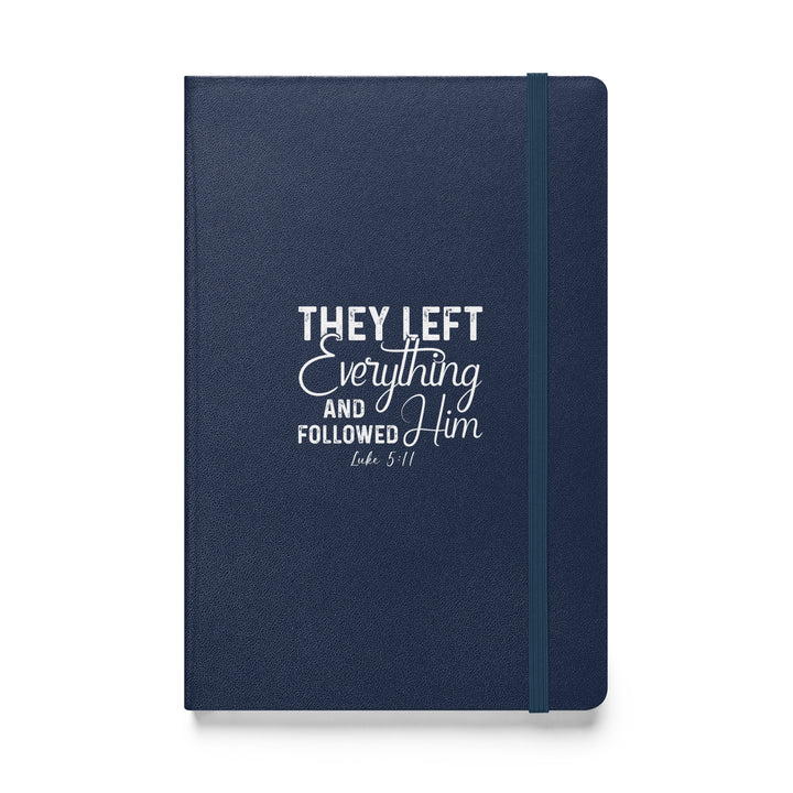 Sermon Notes Notebook Left Everything Sermon Notebooks Navy  