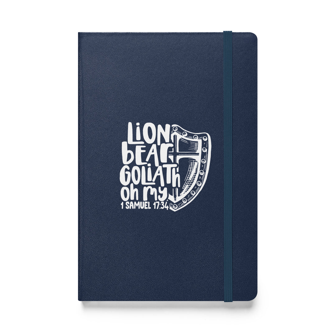 Sermon Notes Notebook Lion, Bear, Goliath Oh My Sermon Notebooks Navy  