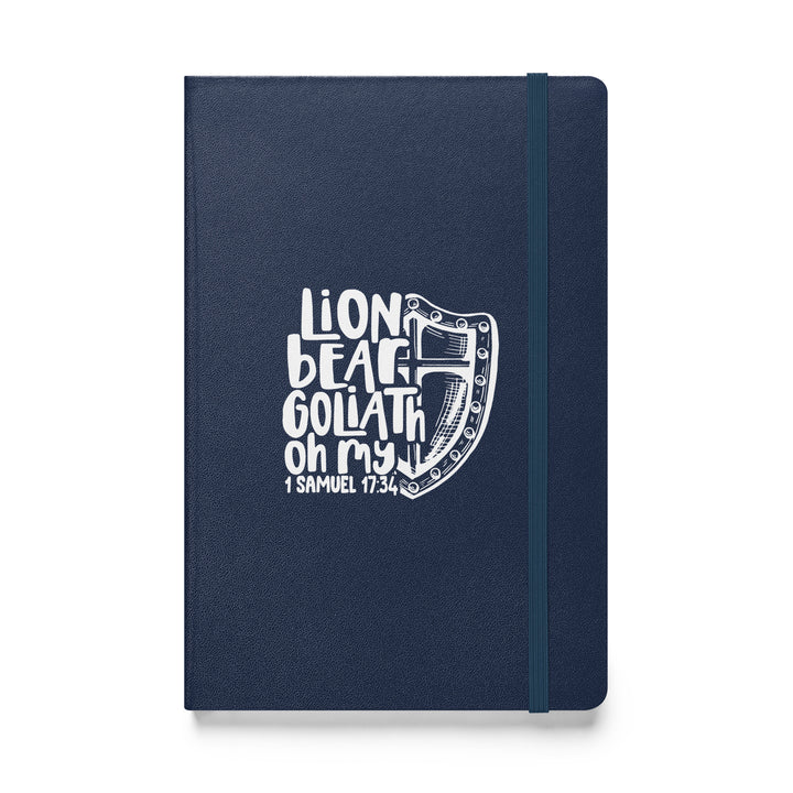 Sermon Notes Notebook Lion, Bear, Goliath Oh My Sermon Notebooks Navy  