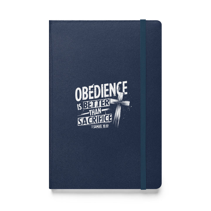 Sermon Notes Notebook Obedience is Better Cross Sermon Notebooks Navy  