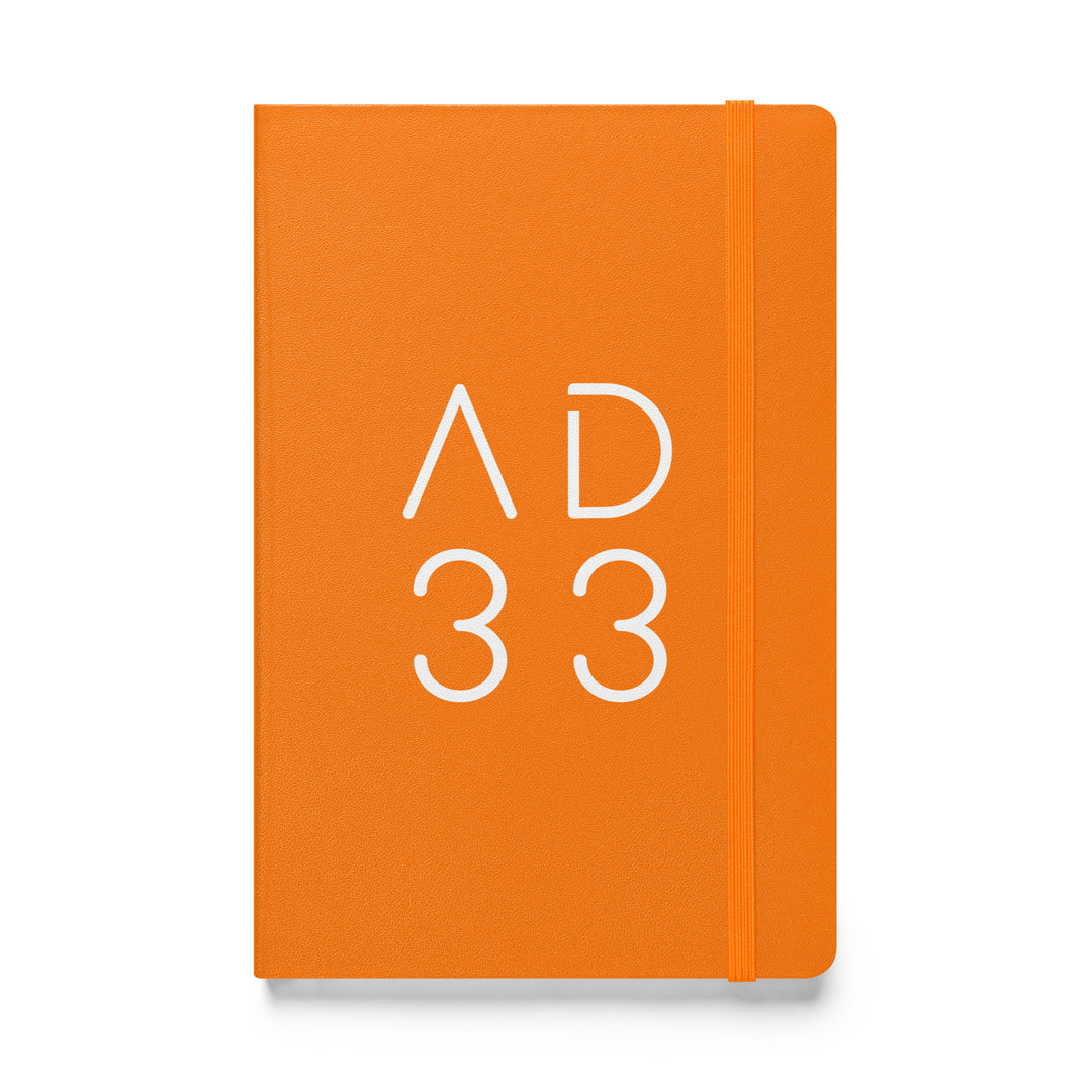 Sermon Notes Notebook AD 33 Hardcover Sermon Notebooks Orange  