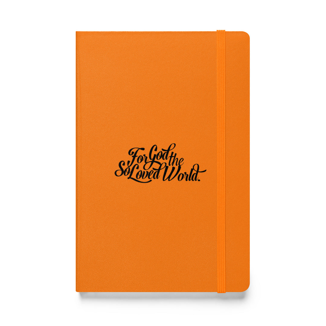 Sermon Notes Notebook God So Loved Hardcover Sermon Notebooks Orange  