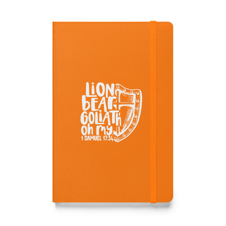 Sermon Notes Notebook Lion, Bear, Goliath Oh My Sermon Notebooks Orange  