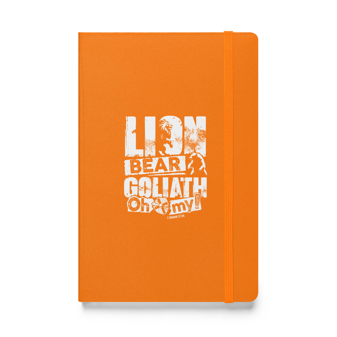 Sermon Notes Notebook Lion, Bear, Goliath Sermon Notebooks Orange  