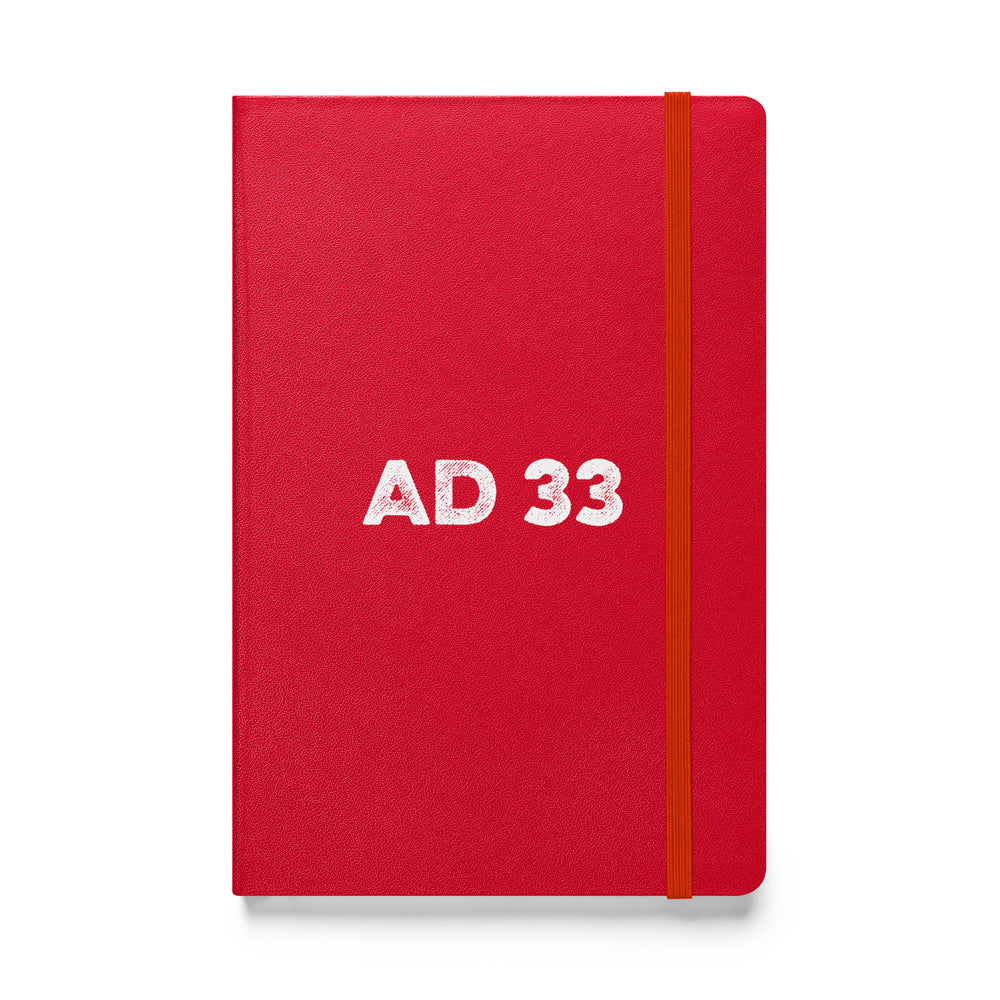 Sermon Notes Notebook AD 33 Hardcover Sermon Notebooks Red  